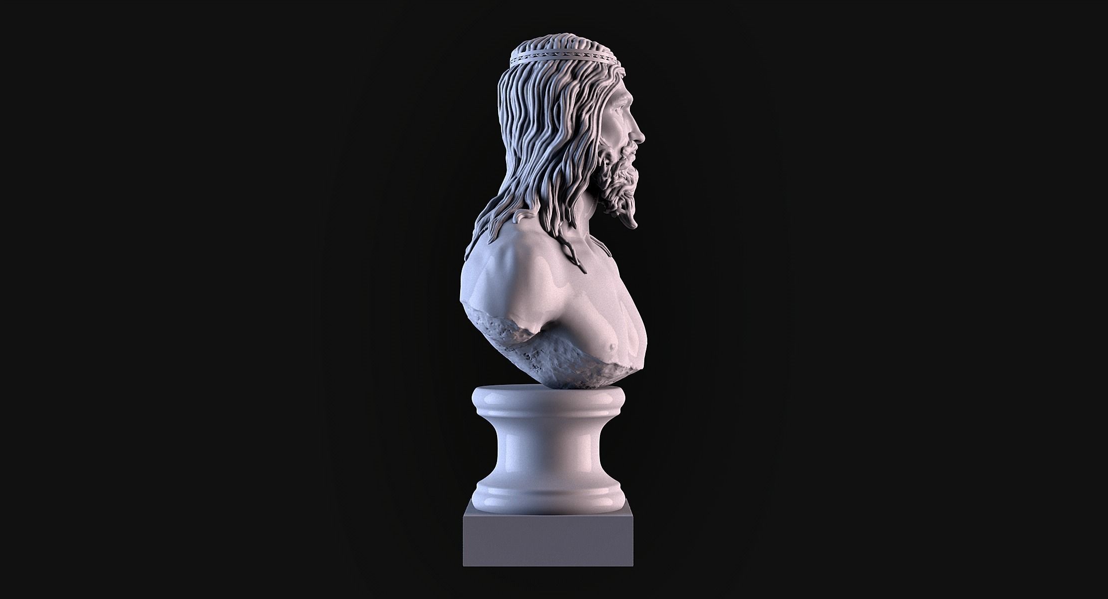 Jesus 3D print model_3