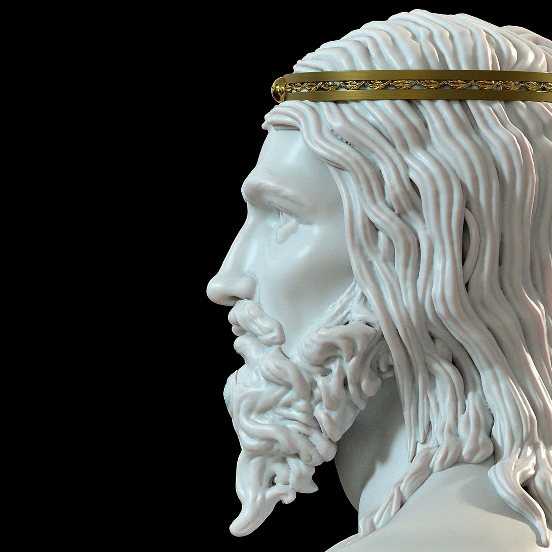 Jesus 3D print model_19