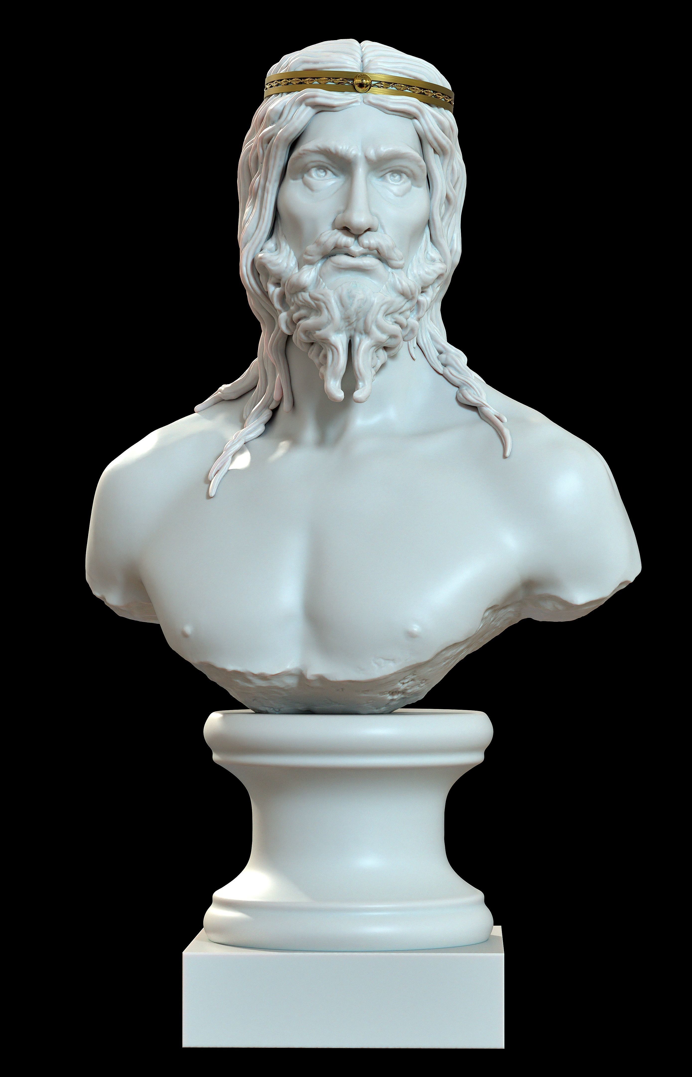 Jesus 3D print model_13