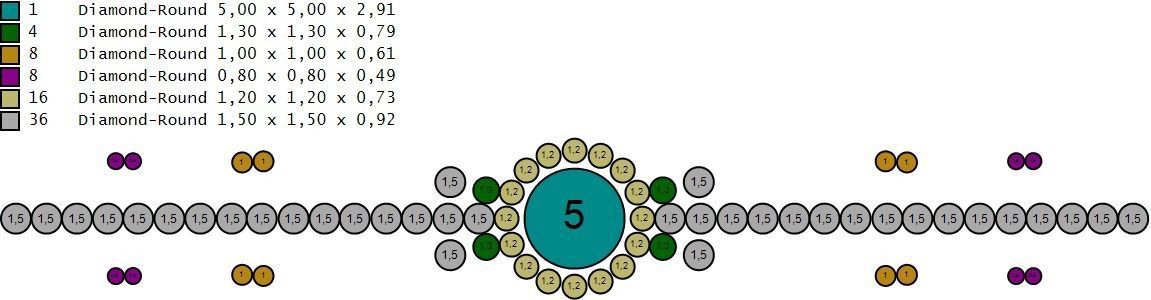 Woman Solitaire Ring 1200 3D print model_8