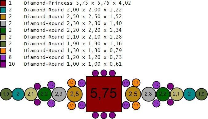 Woman Solitaire Ring 1187 3D print model_8