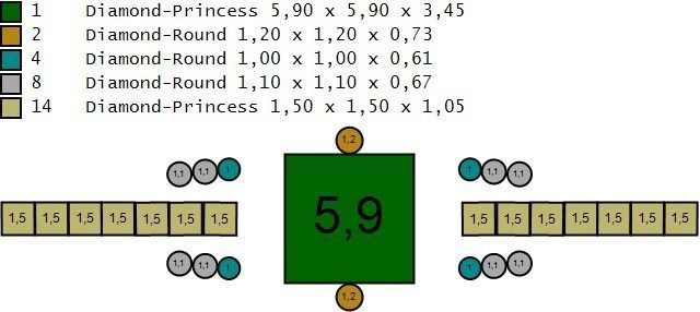 Woman Solitaire Ring 1218 3D print model_8