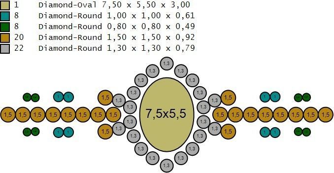 Woman Solitaire Ring 1206 3D print model_8
