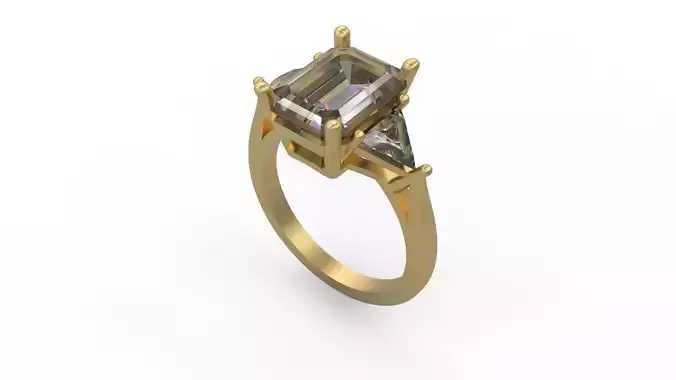 Woman Solitaire Ring 1255