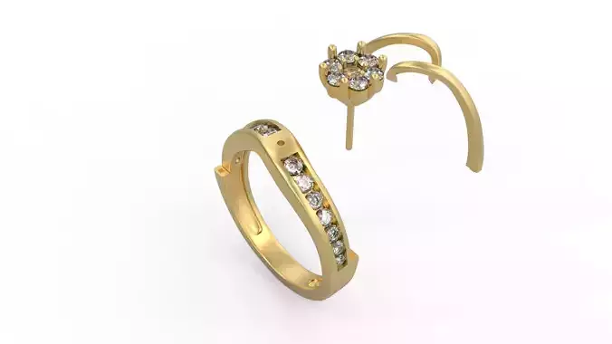 Woman Solitaire Ring 1253