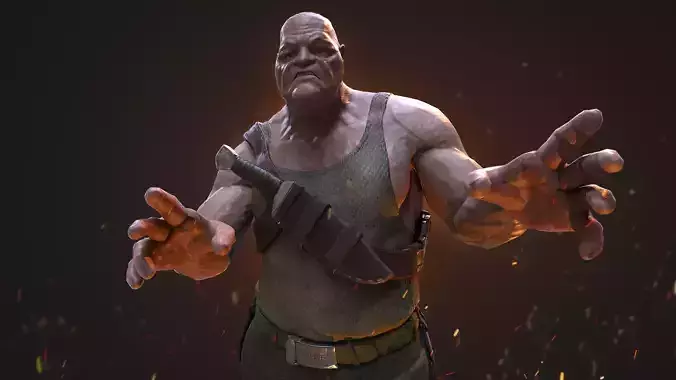 Ogrin from the game Darktide