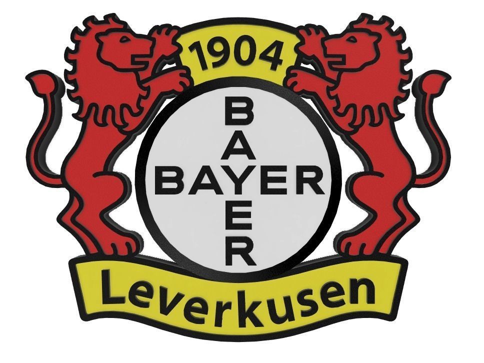 Bayer 04 Leverkusen Wall Sign 3D print model_1