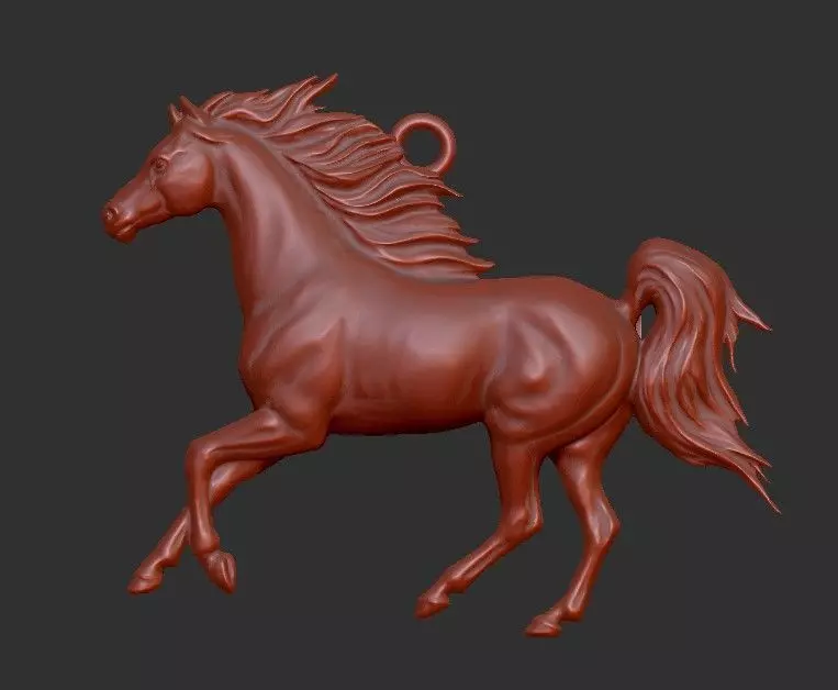 HORSE PENDANT 3D print model_0