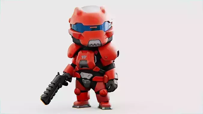 TOON TROOPER IGOR  RIGGED