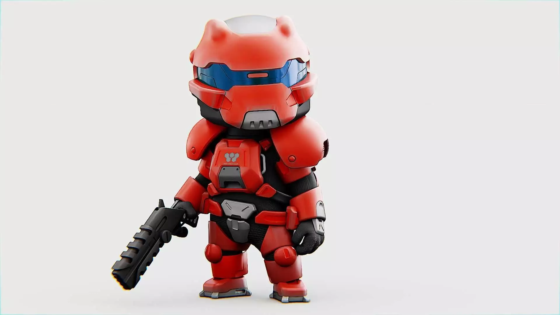 TOON TROOPER IGOR RIGGED 3D model