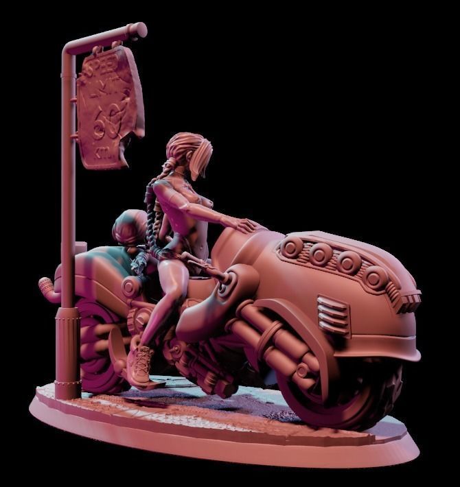 Biker Jinx - By Cizjut 3D print model_31