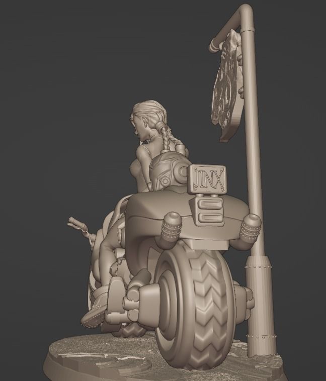 Biker Jinx - By Cizjut 3D print model_43