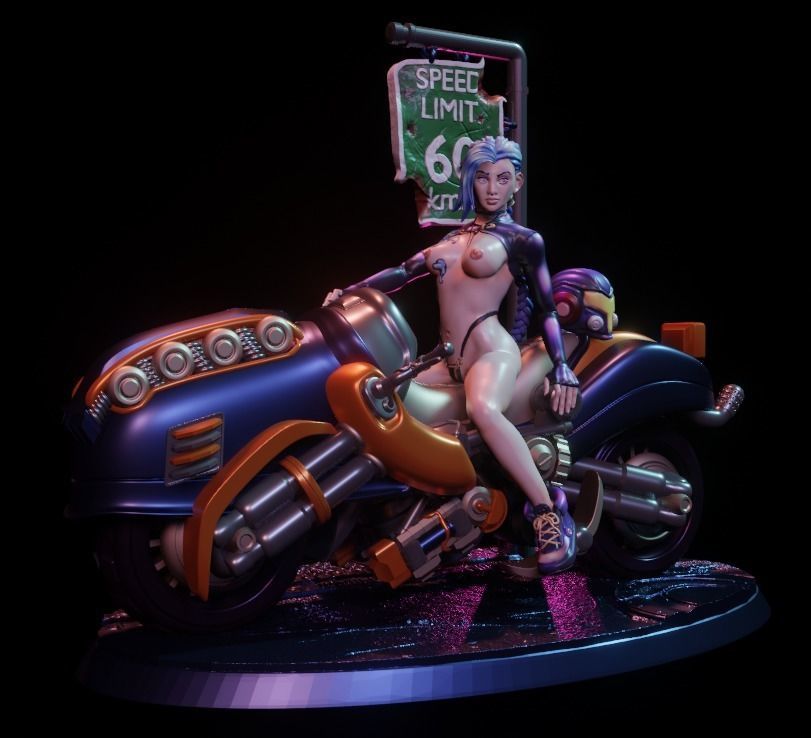 Biker Jinx - By Cizjut 3D print model_38