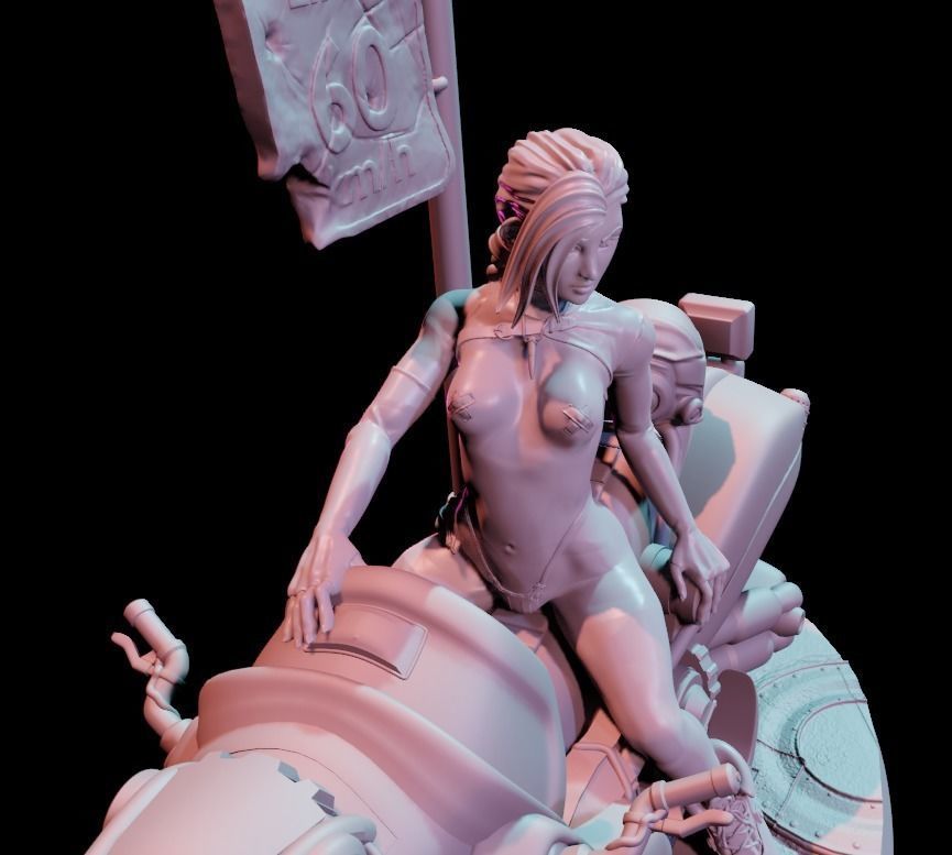 Biker Jinx - By Cizjut 3D print model_29