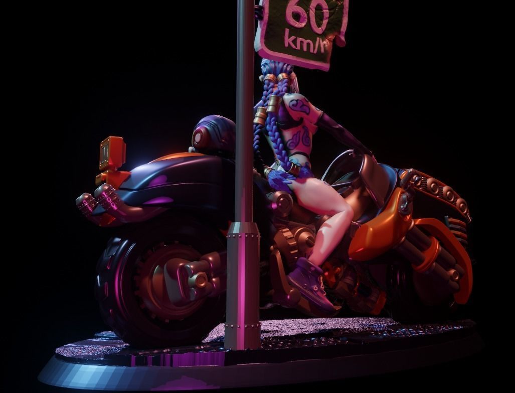 Biker Jinx - By Cizjut 3D print model_58