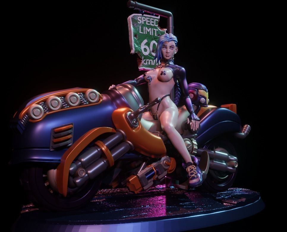 Biker Jinx - By Cizjut 3D print model_53