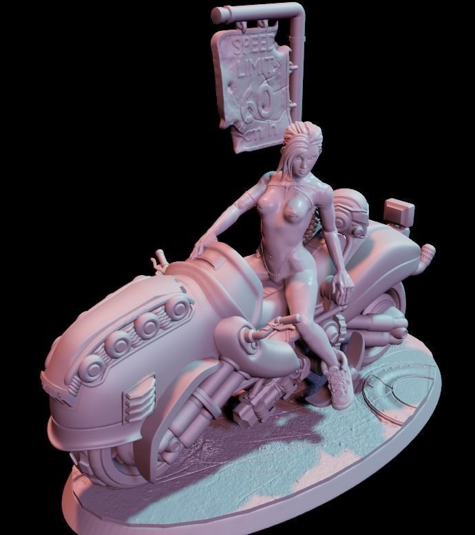 Biker Jinx - By Cizjut 3D print model_32