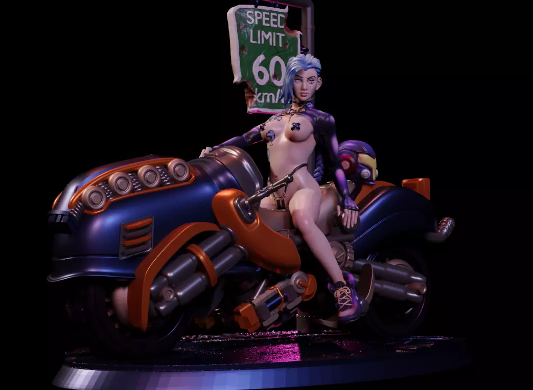 Biker Jinx - By Cizjut 3D print model_0