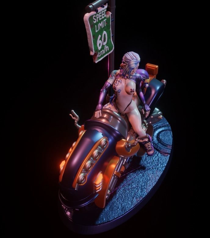 Biker Jinx - By Cizjut 3D print model_56