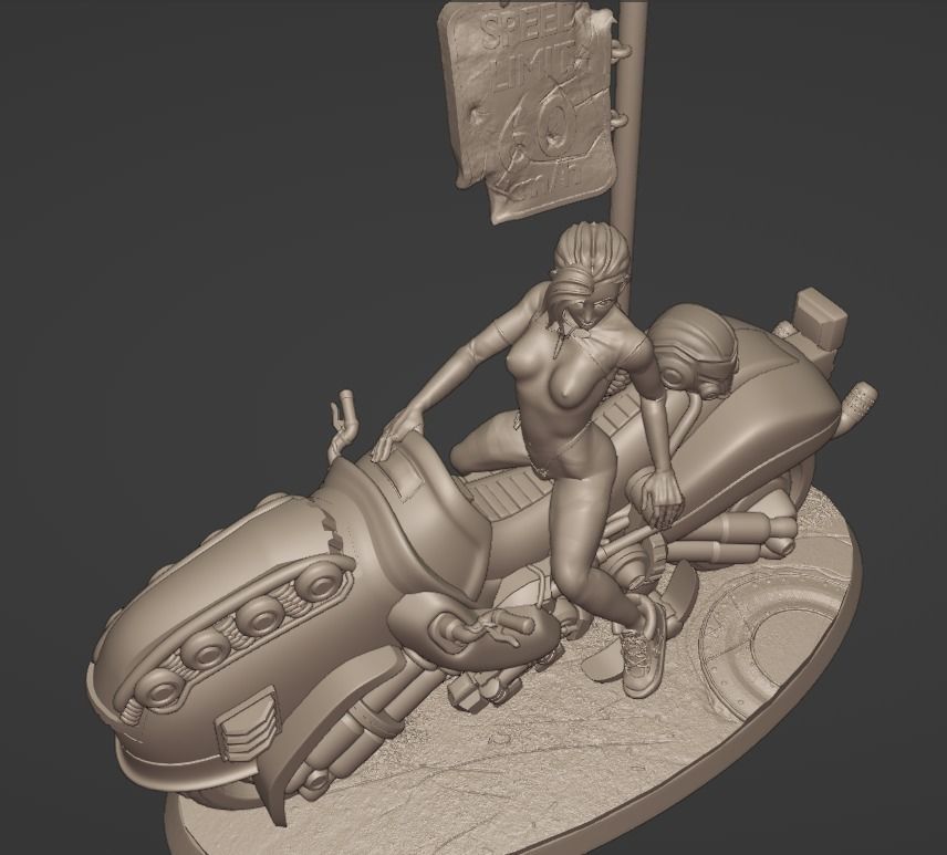 Biker Jinx - By Cizjut 3D print model_46