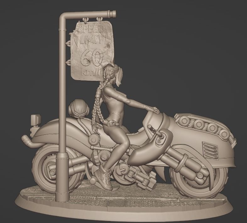 Biker Jinx - By Cizjut 3D print model_42