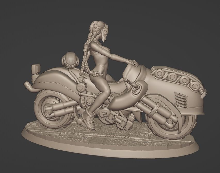 Biker Jinx - By Cizjut 3D print model_19