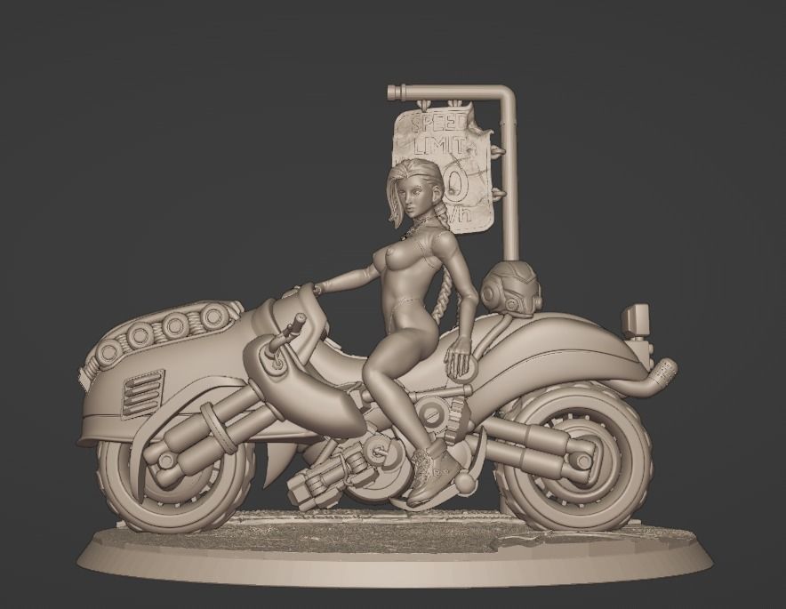 Biker Jinx - By Cizjut 3D print model_44