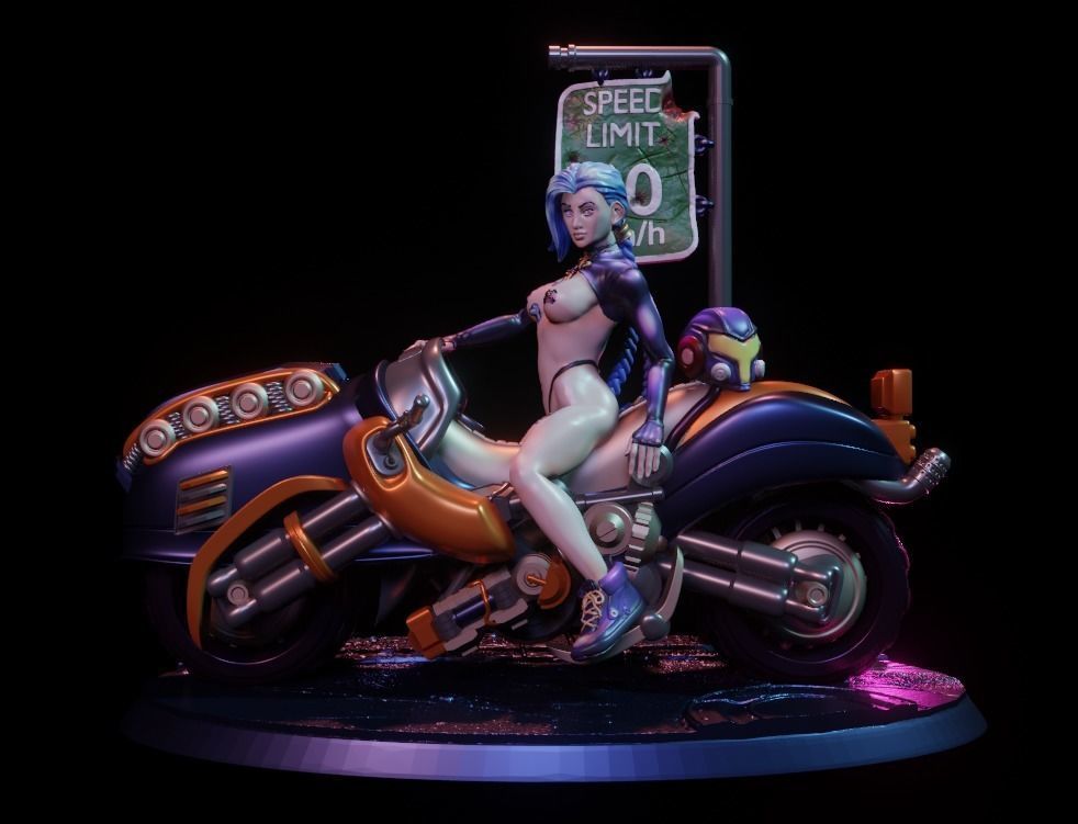 Biker Jinx - By Cizjut 3D print model_57