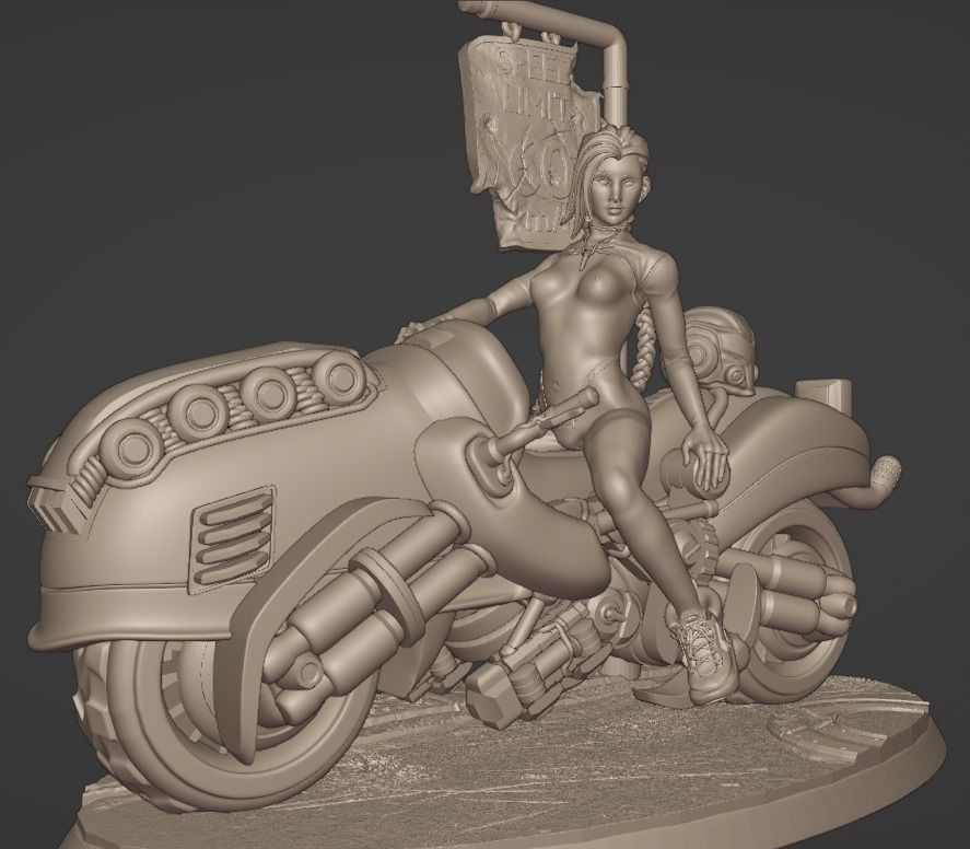 Biker Jinx - By Cizjut 3D print model_45