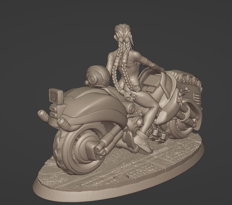 Biker Jinx - By Cizjut 3D print model_18