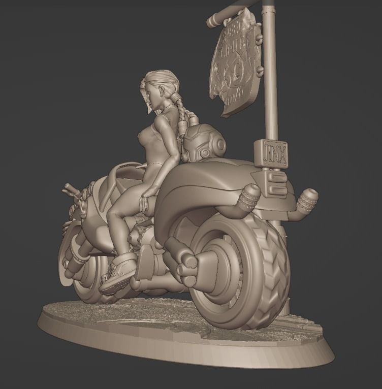 Biker Jinx - By Cizjut 3D print model_20