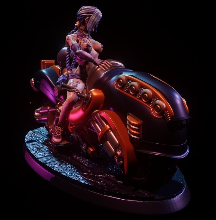 Biker Jinx - By Cizjut 3D print model_12