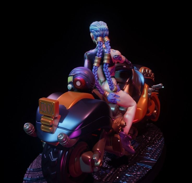 Biker Jinx - By Cizjut 3D print model_35