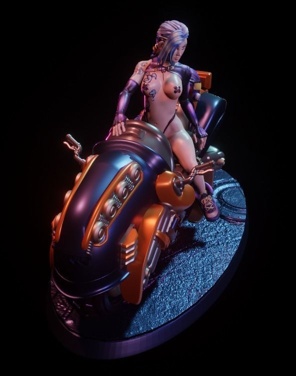 Biker Jinx - By Cizjut 3D print model_13