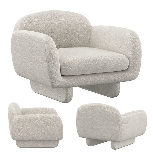 Armchair Bony 3D model