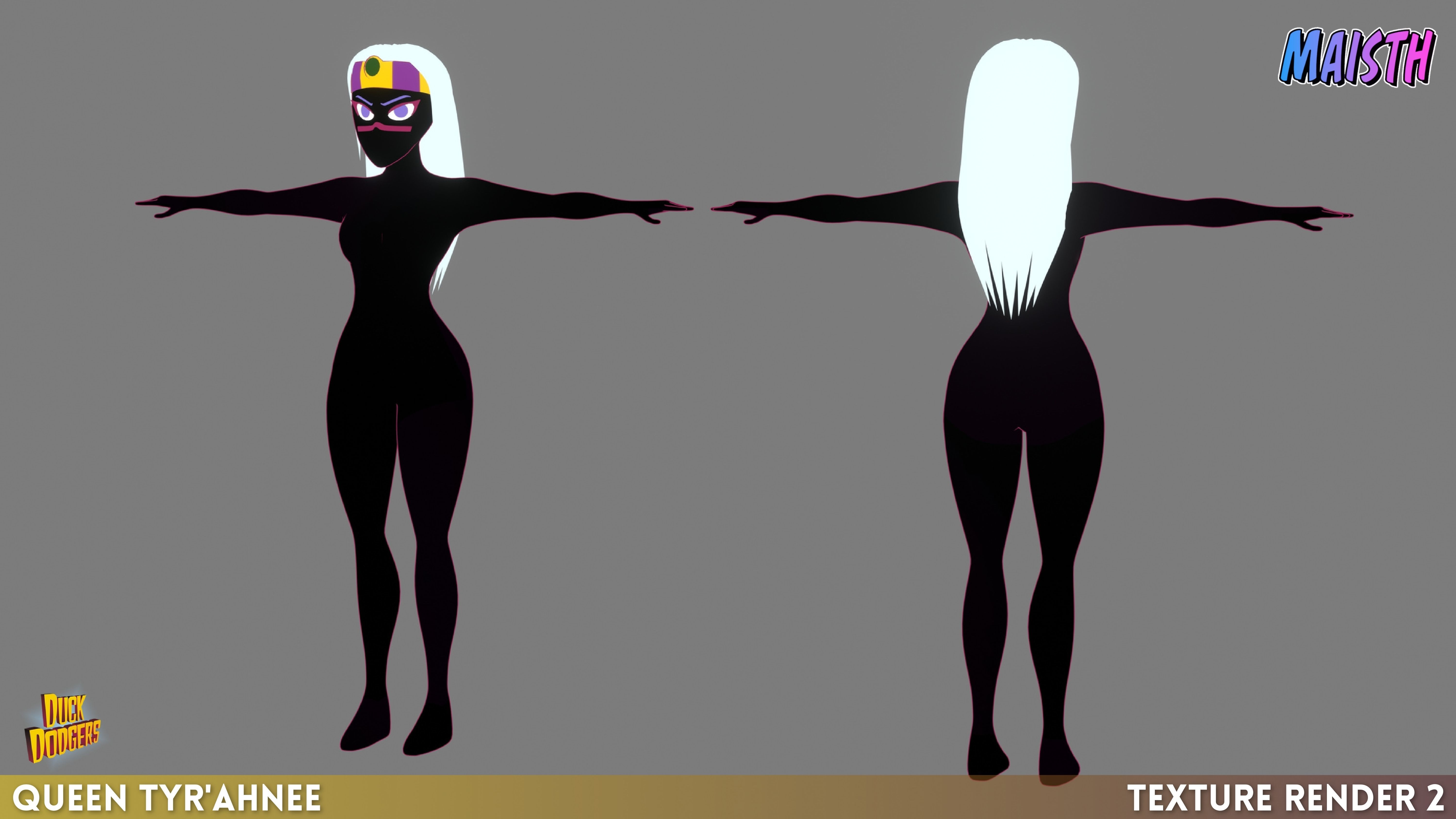 Queen Tyrahnee - Duck Dodgers - 3D Model - Rigged 3D model_8