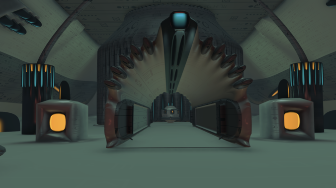 interior 3d modeling jobs .3ds room  Dome Sci CGTrader.com .obj .mtl 3D big   Fi  free Model