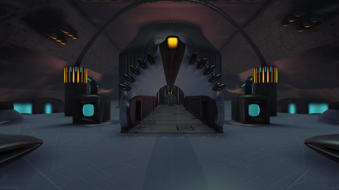 room model unity 3d CGTrader.com Model big Fi  .3ds 3D Dome .obj free room Sci .mtl