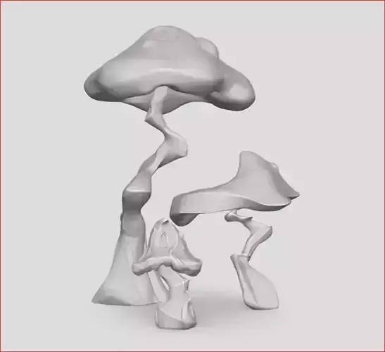Fairy Mushroom stylized