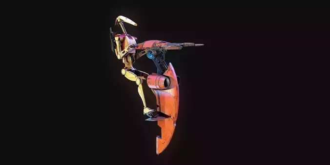 Stap Custom Build Star Wars 3D model