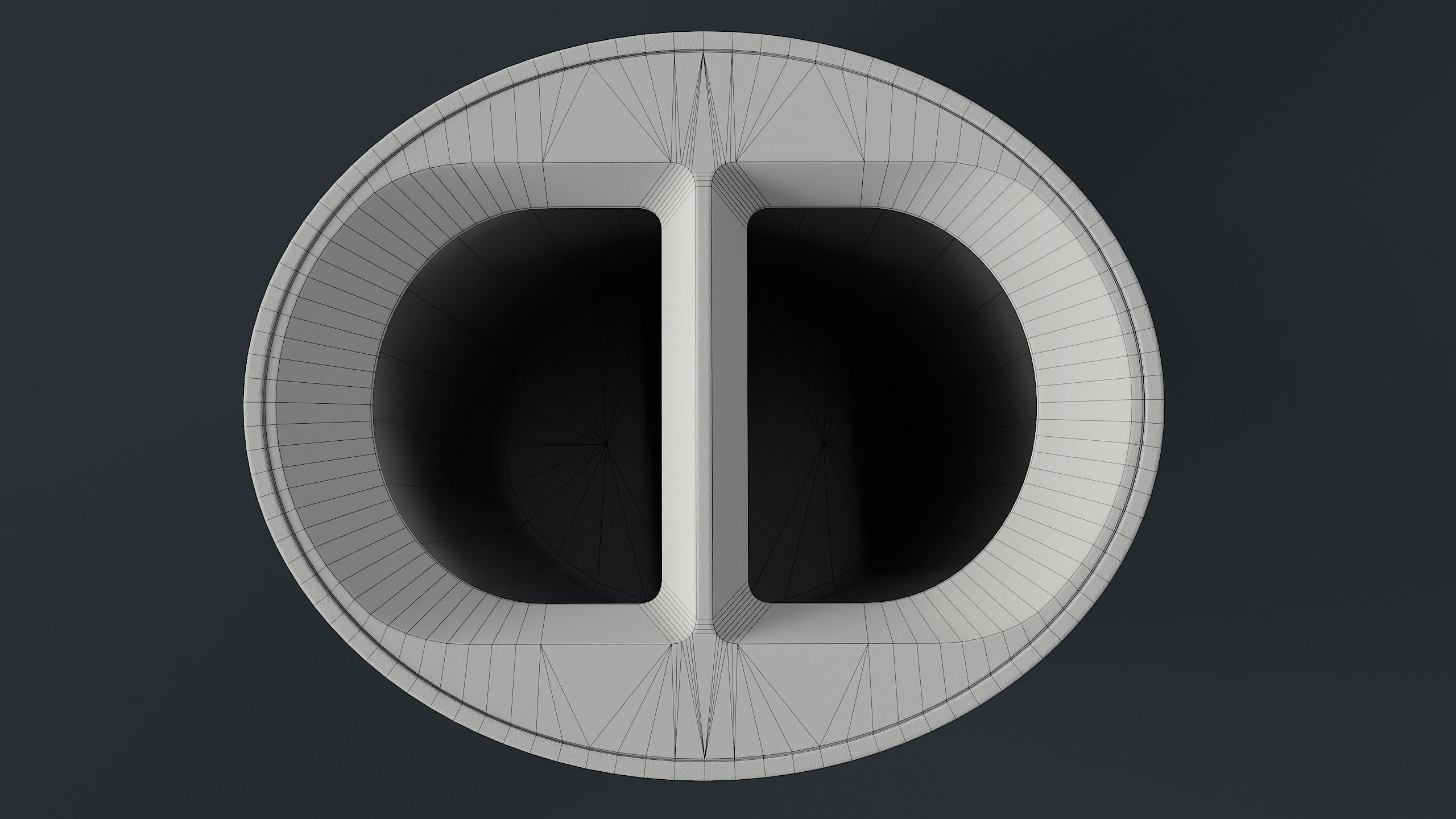 Street Trash Can 23 PBR Game Ready Low-poly 3D model_19