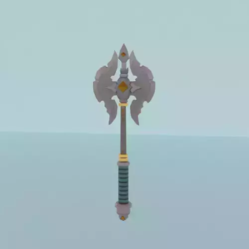 Game Ready Asset - Stylized Battle Axe 