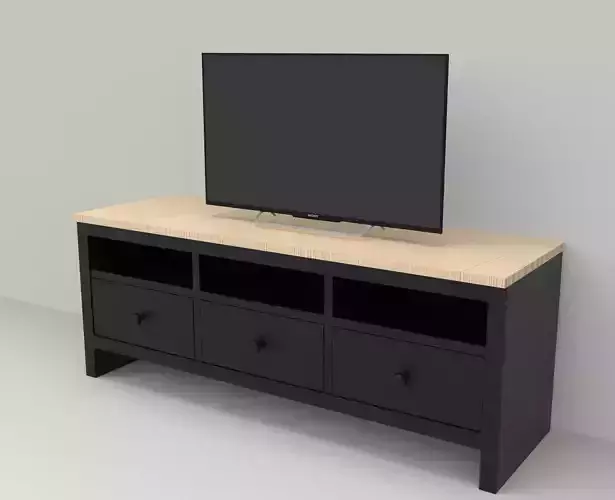 Ikea Hemnes TV unit 3D model
