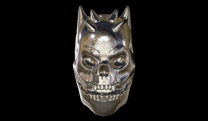 Skull pendant 3D print model