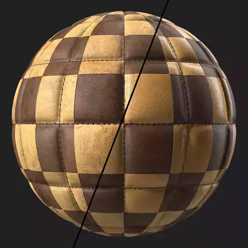 Leather Materials 28- Stitched Leather By Sbsar