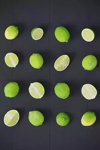 Lime fruit    3D model 5