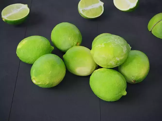 Lime fruit    3D model 3