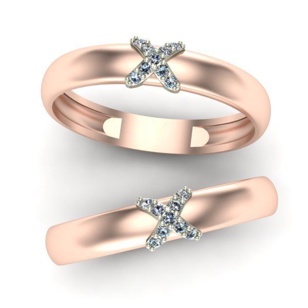Wedding Ring 3D print model_8