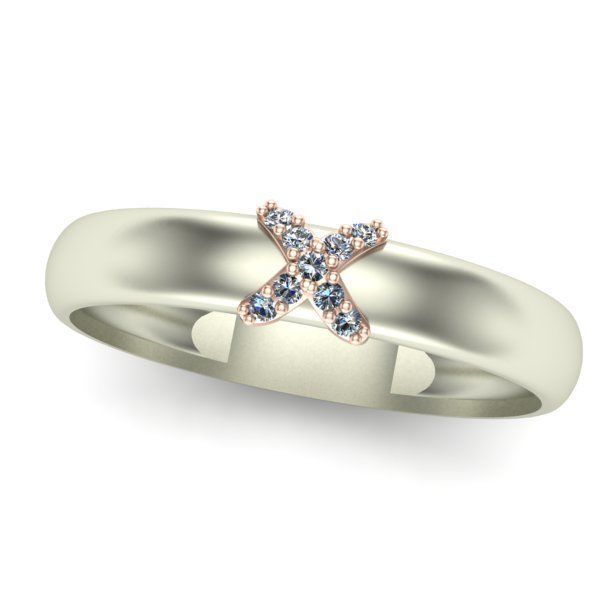 Wedding Ring 3D print model_1
