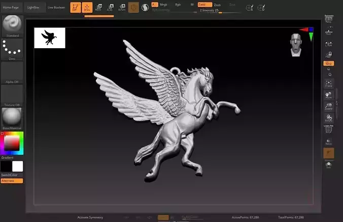 Pegasus pendant